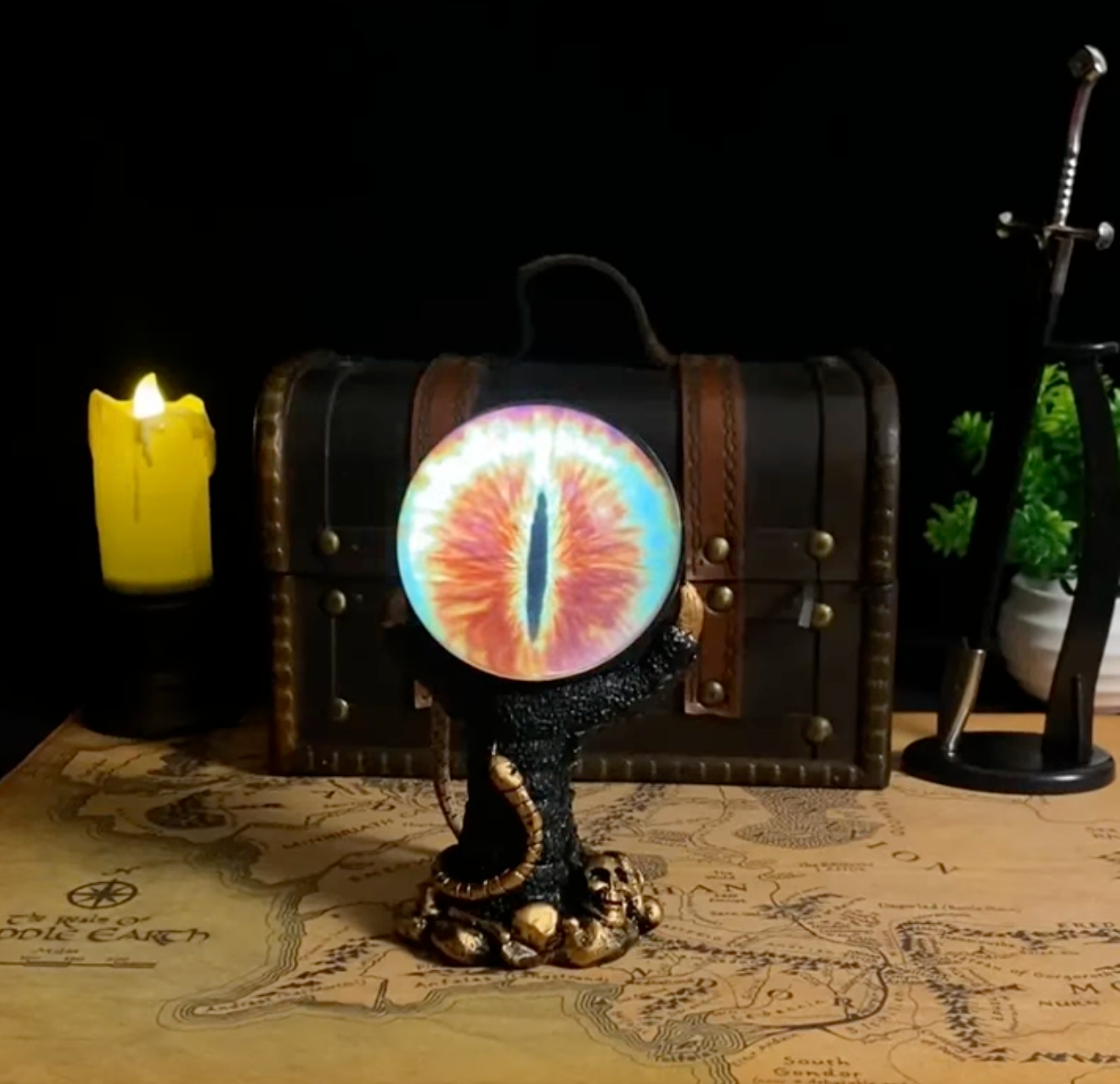 Glass Orb Eye of Sauron