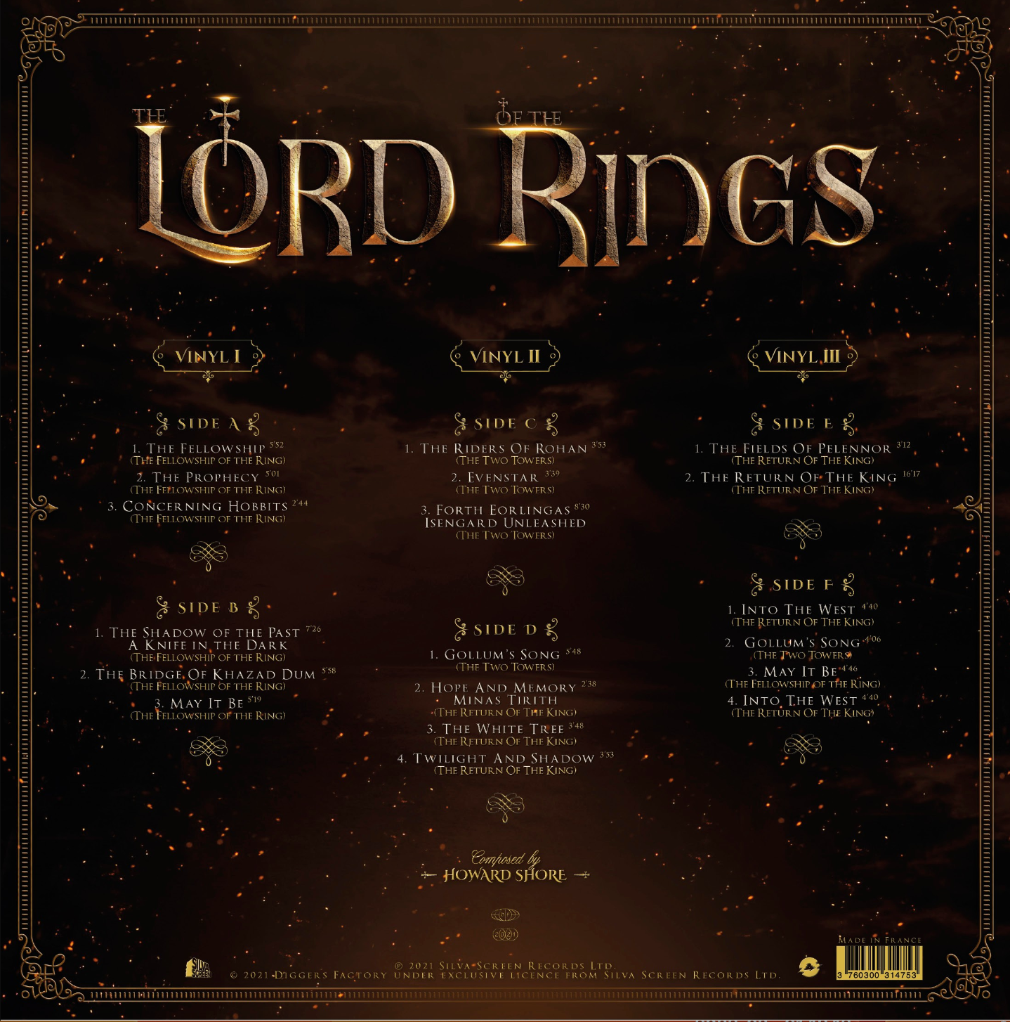 Lord of the Rings Vinyls