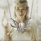 Lady Galadriel's Silver Brooch Pendant