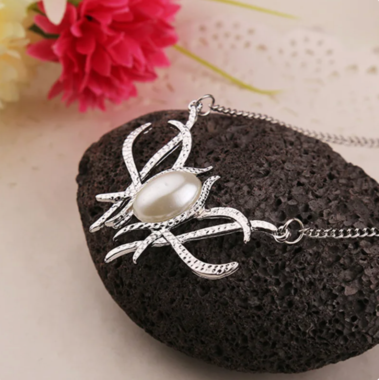 Lady Galadriel's Silver Brooch Pendant