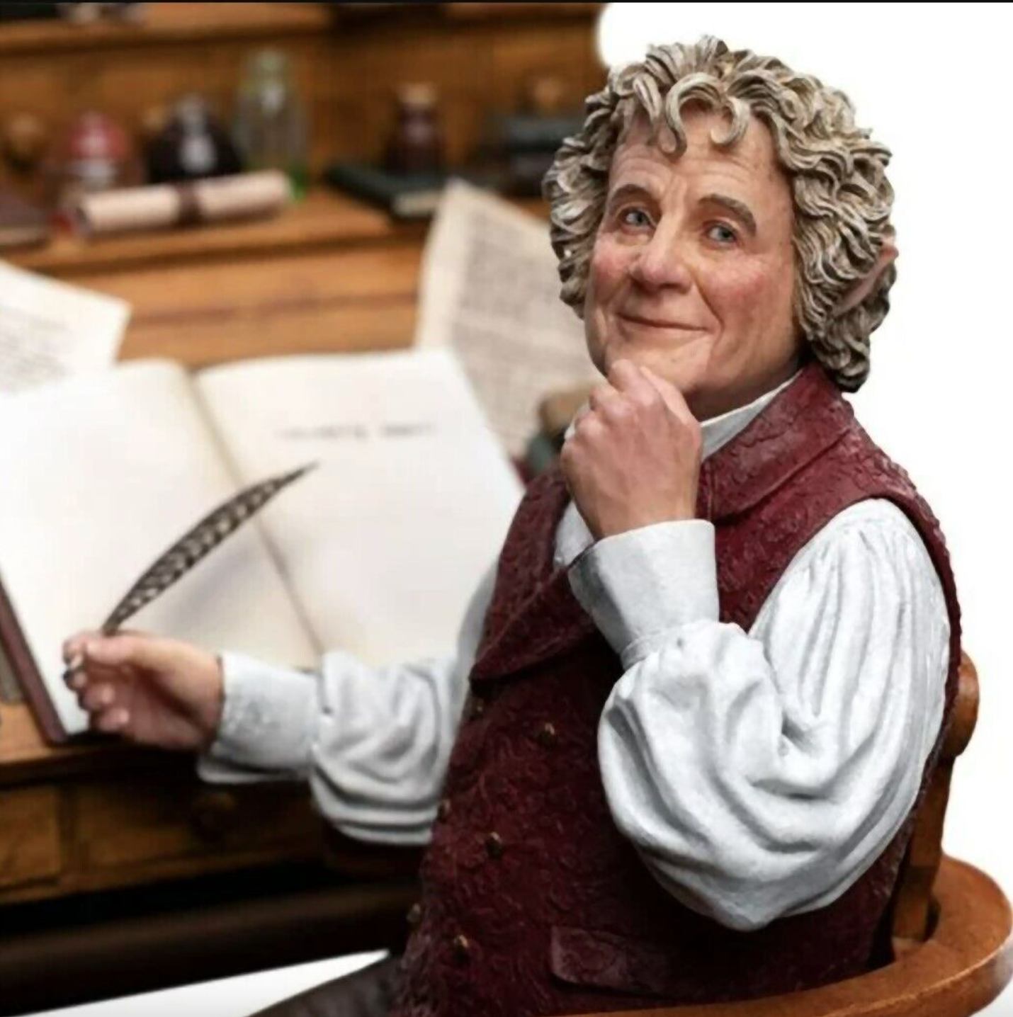 Bilbo Baggins at Desk Collectible Statue (Limited Edition)