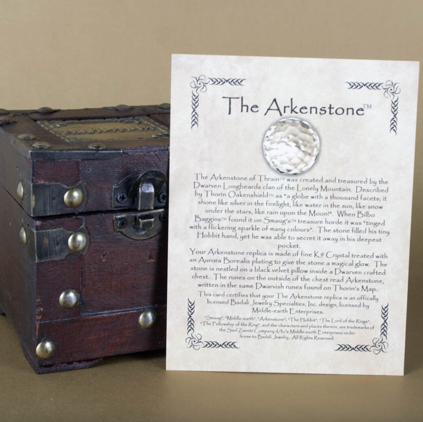 The Arkenstone In Dwarven Treasure Box