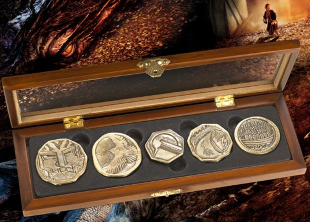 The Hobbit Dwarven Treasure Coin Set