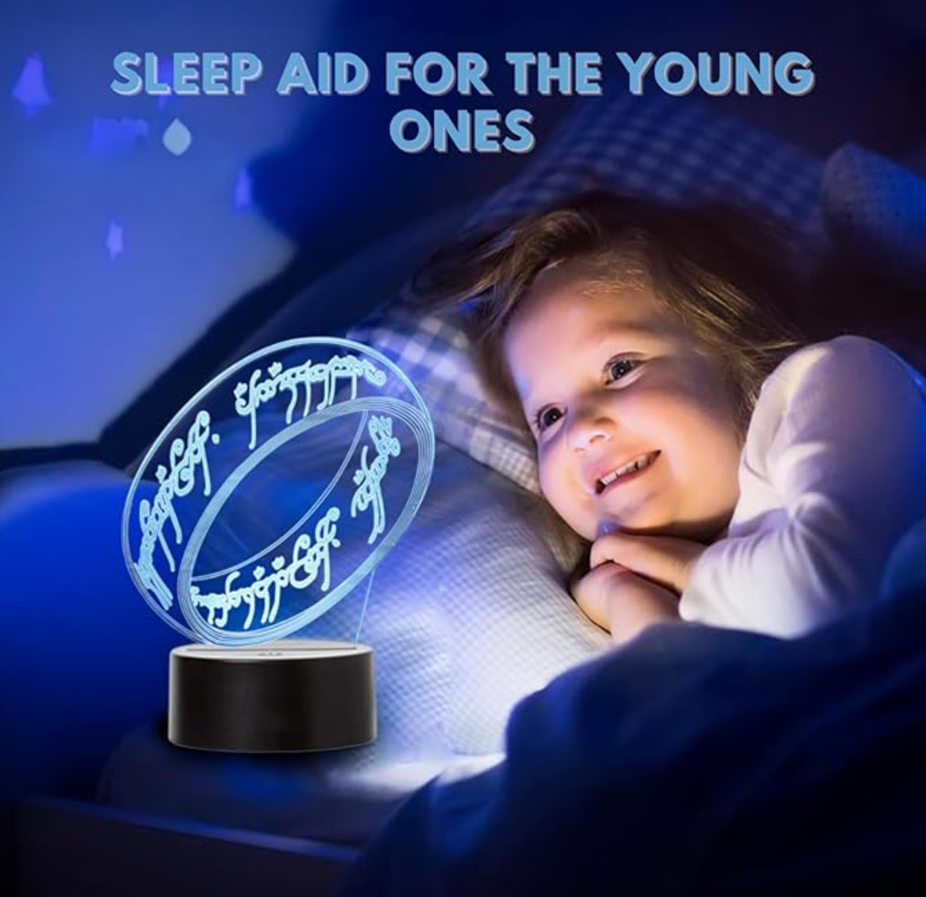 One Ring 3D LED Night Lamp