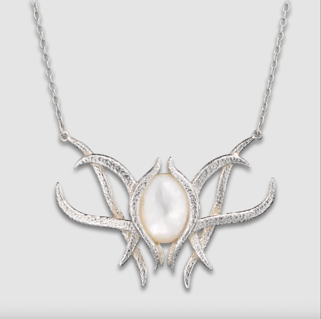 Lady Galadriel's Silver Brooch Pendant