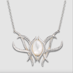 Lady Galadriel's Silver Brooch Pendant
