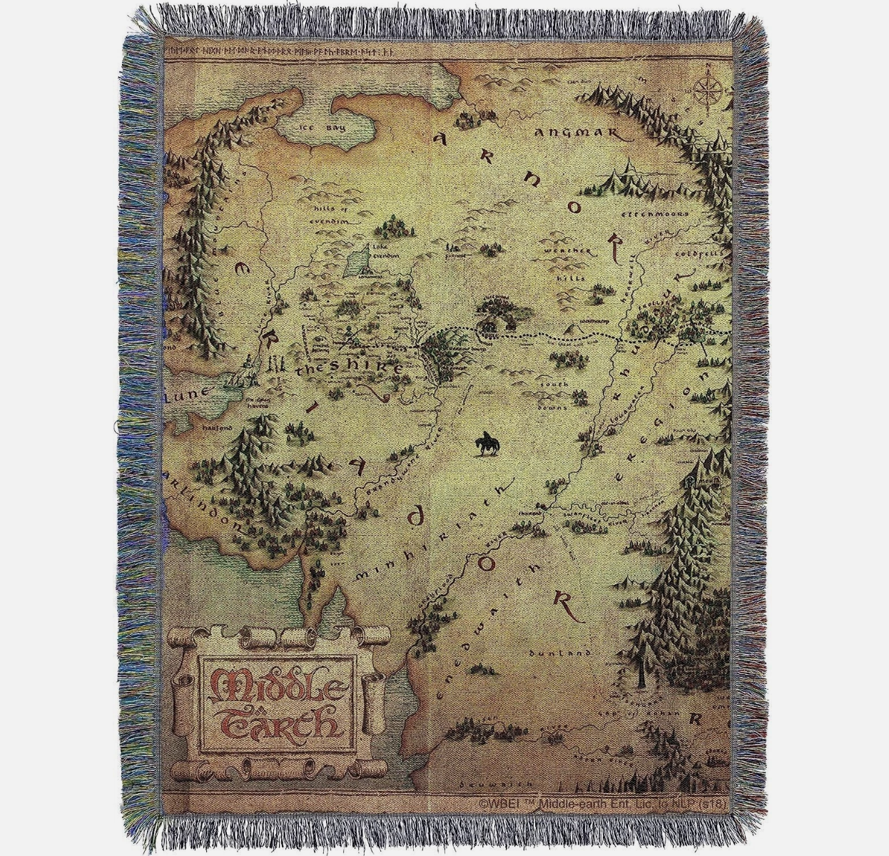 Middle-Earth Woven Blanket