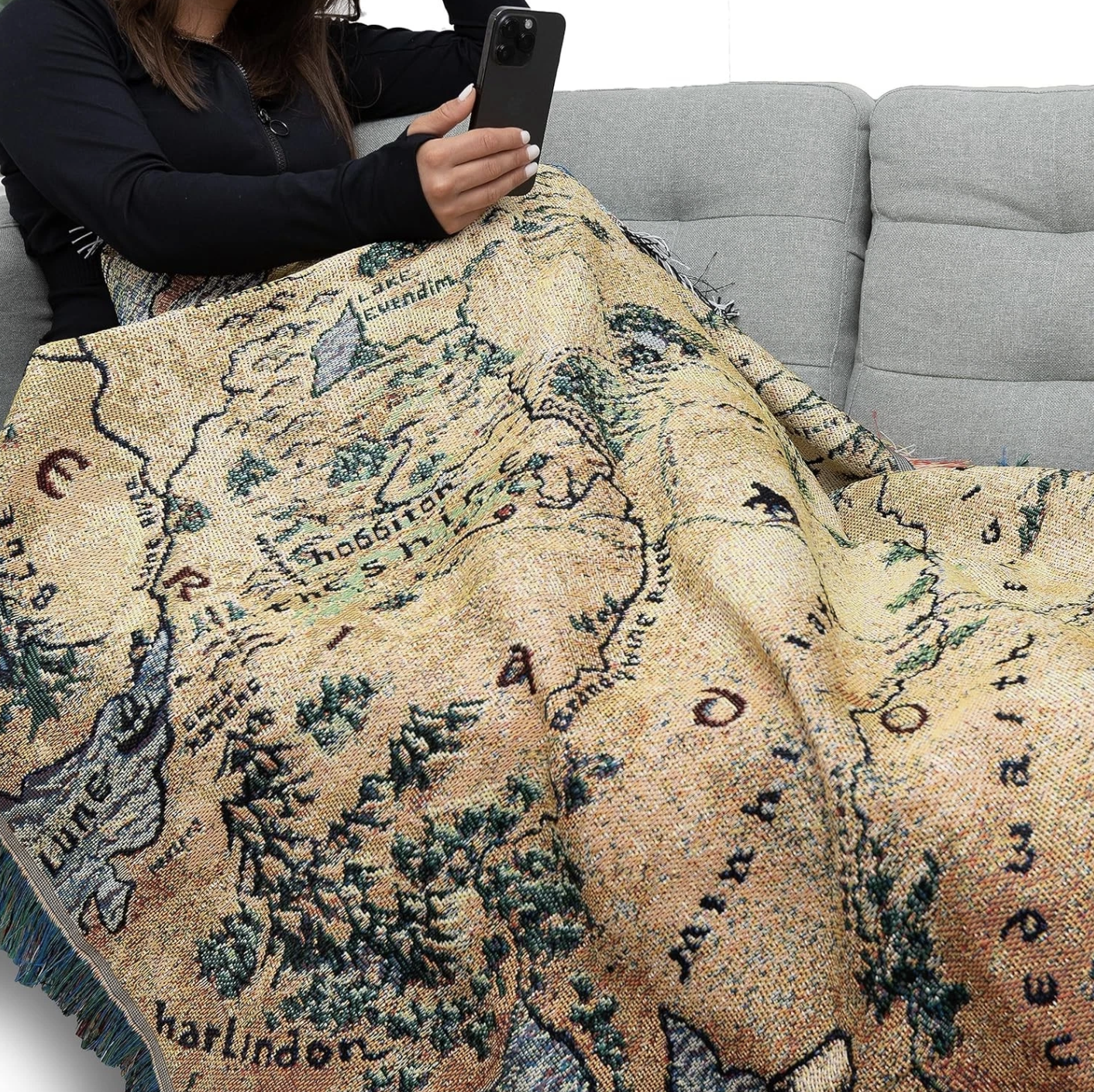 Middle-Earth Woven Blanket