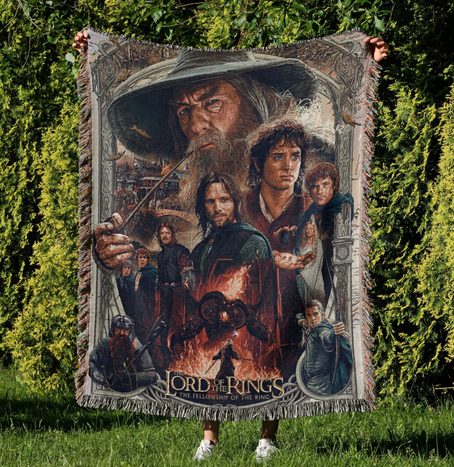 Middle-Earth Woven Blanket