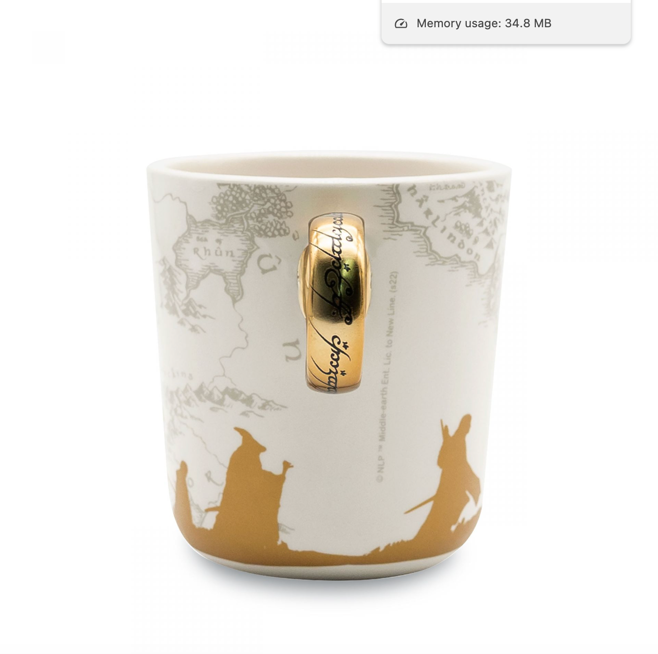 One Ring Ceramic Coffee Mug